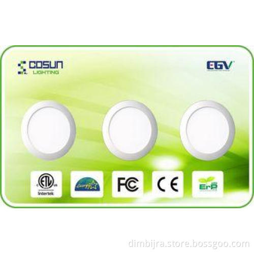 High Efficiency 6W Round Dimmable LED Downlights 11mm for H